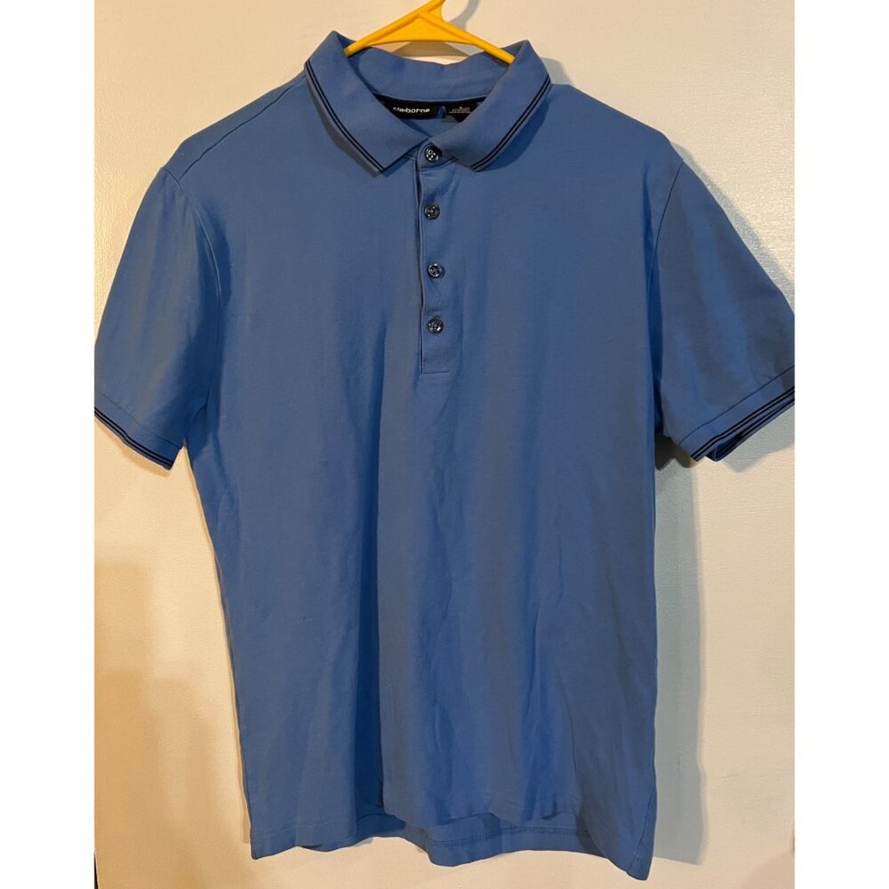 Claiborne Juniors Blue Short Sleeve Polo Shirt Small